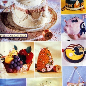 Pin Cushions Butterick 4795 Vintage Uncut Sewing Pattern 1996