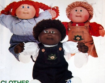Cabbage Patch Kids Clothes Butterick 6508 Vintage Uncut Sewing Pattern Undated