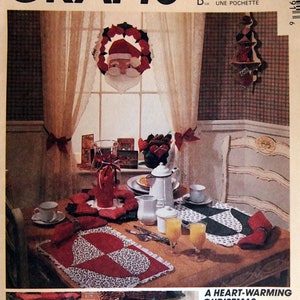 Weihnachtsherz Paket And Transfer McCall&#39;s Crafts 4399 Vintage Uncut Schnittmuster Undatiert