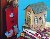 Birdhouse Decor By Michele Wilcox And Annie 39 s Attic Vintage Plastic Canvas Leaflet 1996