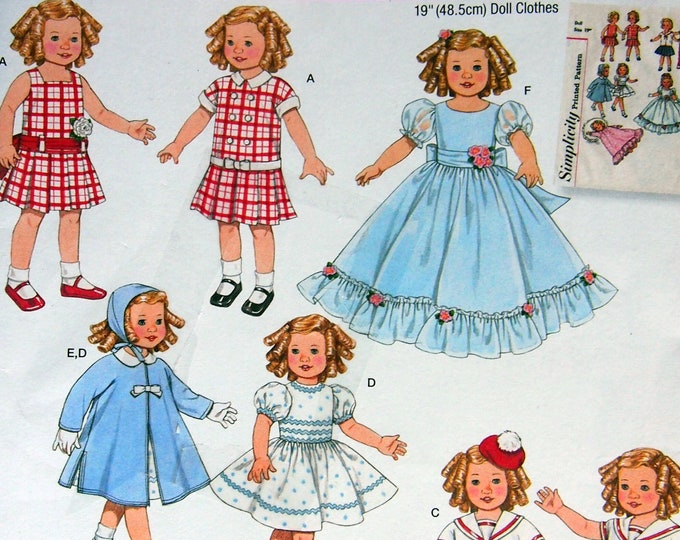 Wardrobe for 19-inch Dolls Simplicity 2770 Uncut Sewing Pattern 2008 - Etsy
