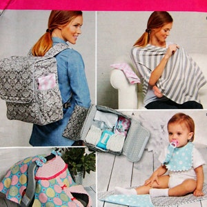 Simplicity Sewing Pattern 1177 Diaper Backpack Organizer Playmat Burp Cloth Etsy UK
