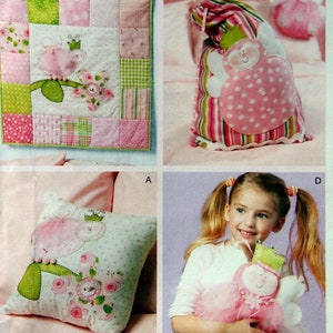 Kussen, wandhanger, tas en decoratie McCall's Crafts M6527 Ongesneden naaipatroon 2012