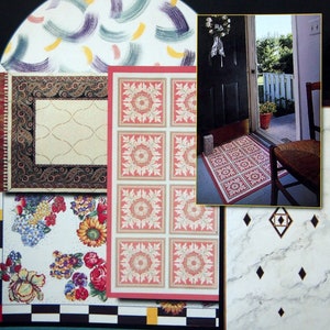 Fabulous Floorcloths By Caroline O&#39;Neill Kuchinsky Vintage Paperback Decorative Painting Pattern Book 1998