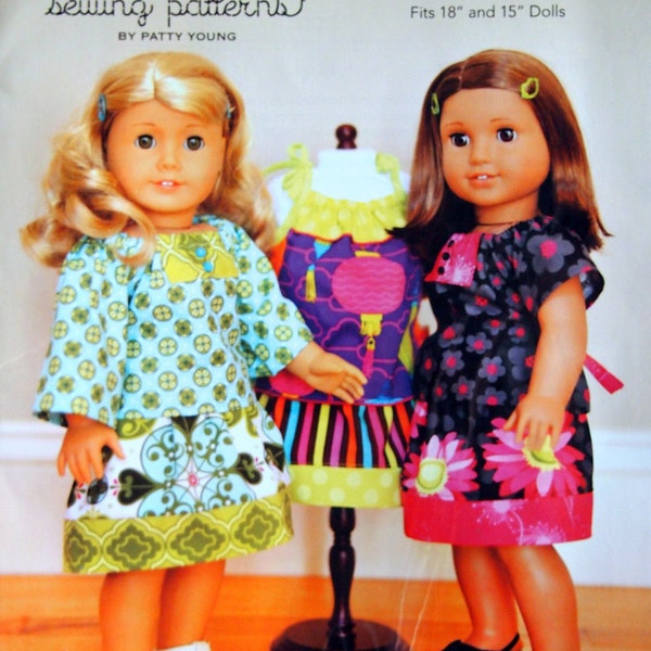 Mini Nina - Fits 18-Inch And 15-Inch Dolls By Patty Young And Modkid Sewing Pattern Packet 2010