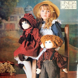 Stuffed Doll & Clothes Vogue Craft 9699 Vintage Uncut Sewing Pattern 1986