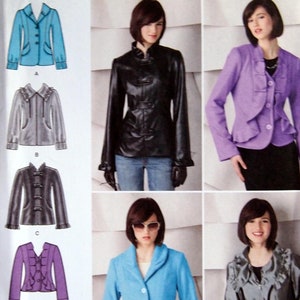 Misses&#39; Jackets Size 6, 8, 10, 12, 14 Simplicity 2313 Uncut Sewing Pattern 2010