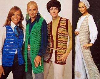 Dépliants - Dépliant 2517 par Columbia Dépliant Minerva vintage tricot et crochet 1969