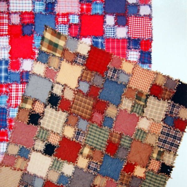 Rag Quilt Pattern Etsy