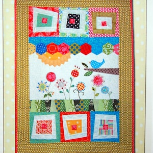 Kit Punch Needle PINE MOUNTAIN Designs – Patron + Tissu Imprimé Automne 4 Patchs