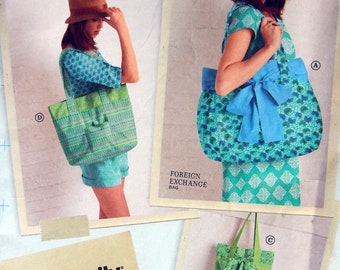 Bags And Cosmetic Case - Lisette Sew Your Style Simplicity 1905 Uncut Sewing Pattern 2012