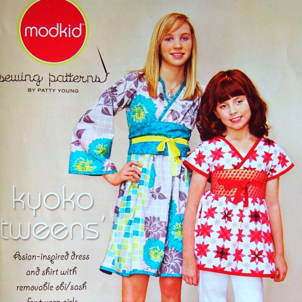 Kyoko Tweens' By Patty Young And Modkid Sewing Pattern Packet 2011