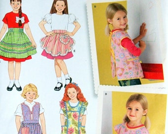 Child's Apron Simplicity 4286 Uncut Sewing Pattern 2006