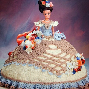 Amanda - Old South Collection Annie's Glorious Gowns By Annie Potter Fashion Doll Thread Crochet Pattern Leaflet 2005