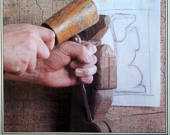 Woodcarving Simplified By Graciela L. Fazzalare Vintage Paperback Woodcarving Book 1983