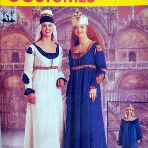 Misses' Renaissance Maidens Costumes Sizes 16 To 22 McCall's Costumes 9427 Vintage Uncut Sewing Pattern 1998