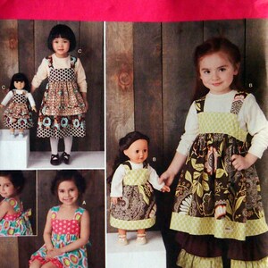 Child&#39;s Dress, Pants, Shorts And 18-Inch Doll Dress Size 3, 4, 5, 6, 7, 8 Simplicity 1793 Uncut Sewing Pattern 2012