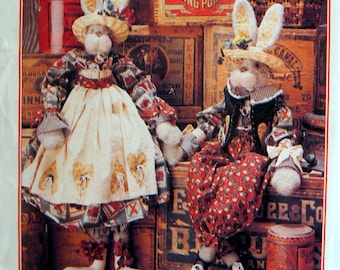 Hop To It Bunnies McCall's Crafts 749/8035 vintage non-coupe Patron de couture 1996