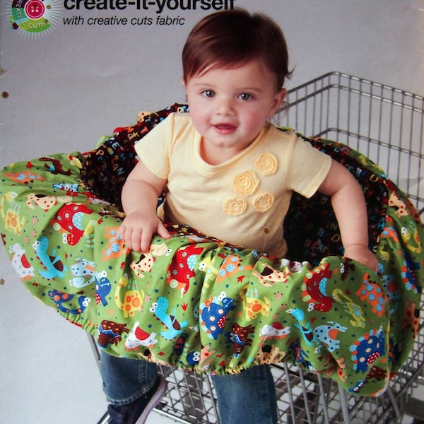 Shopping Cart Seat Cover Simplicity It's So Easy P2109 Uncut Sewing Pattern 2011