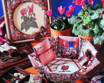 A Victorian Floral Alphabet In Cross Stitch, Canvaswork And Crewel Embroidery By Sue Hawkins Cross Stitch And Needlework Pattern Book 1998