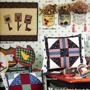 Mach es heute Abend! - 15 schnell genähte Projekte, die Sie an einem Abend abschließen können Vintage Näh-, Quilt- und Stickmusterbroschüre 1996