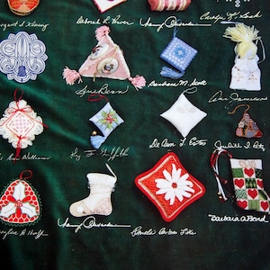 Ornament Booklet By The Embroiderers&#39; Guild Of America Vintage Paperback Spiral-Bound Needlework Pattern Book 1992