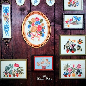 Shariane Blumengarten Für Kreuzstich Und Nadelspitze By Rosalie Peters Vintage Kreuzstichmuster Broschüre 1979