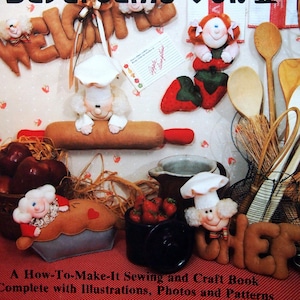 Soft Sculpture Daydreams Vol. II By Apple Dumplins&#39; Vintage Sewing Pattern Booklet 1982