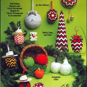 Ananas Kugeln By Jim Allman Vintage Stoff Craft Pattern Leaflet 1982