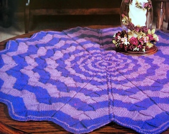 Quick Knitted Afghans - Edited By Jeanne Stauffer Vintage Hardcover Knitting Pattern Book 2001