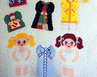 My Cut Out Doll By Needlecraft Ala Mode Vintage Plastic Canvas Pattern Leaflet 1989