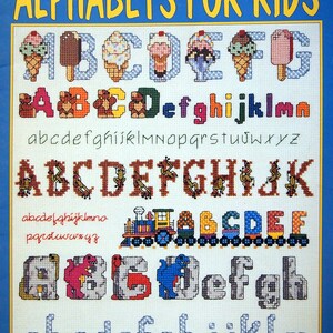 Alphabets For Kids By Terrie Lee Steinmeyer Vintage Cross Stitch Pattern Booklet 1995