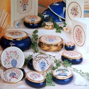 Japanische Inspiration By Margaret Deards Vintage Counted Cross Stitch Pattern Leaflet 1995