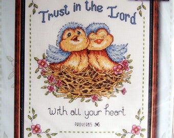 Trust In The Lord By Design Works Crafts Small Cross Stitch Kit Undated
