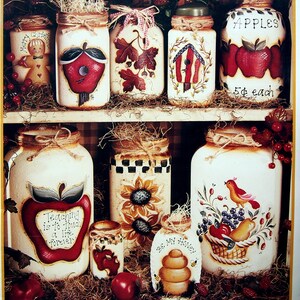 Geschilderde potten van Conny Hubbard Vintage Tole and Decorative Painting-patroonboek 1999