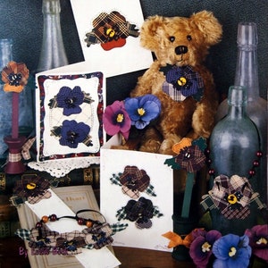 Little Bits & Pieces Book 2 Par Leslie Beck vintage Fabric Applique Craft Pattern Leaflet 1994