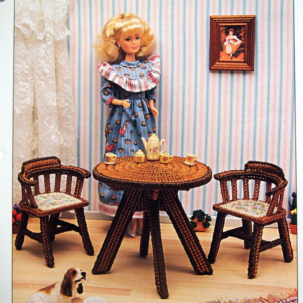 Breakfast Nook By Mary Layfield And Annie's International Plastic Canvas Club Vintage Plastic Canvas Pattern Leaflet 1994