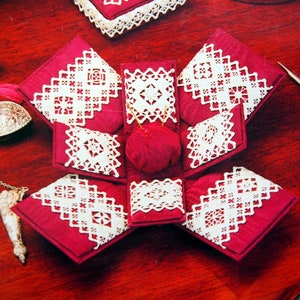 Hardanger Fundamentals Made Fancy By Janice Love Vintage Hardanger Embroidery Pattern Booklet 1993