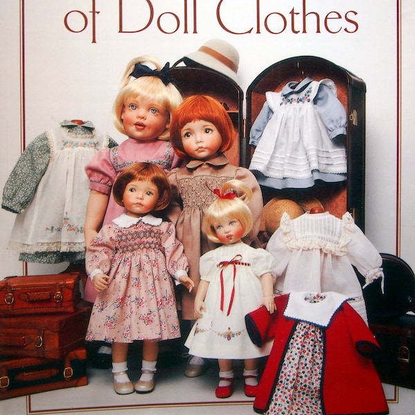 A Closetful Of Doll Clothes By Rosemarie Ionker Vintage Paperback Sewing Pattern Book 2001