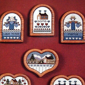 Love Notes by Cross 'N Patch Vintage KreuzstichMuster Blättchen 1986