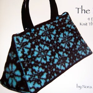 The Prism Bag - 4 Different Bags - Knit Them In Every Color By Nora J. Bellows Knitting And Felting Pattern Leaflet 2006