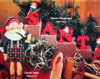 Signos de Navidad por Sandy Holman Vintage Tole y libro de patrones de pintura decorativa 1997
