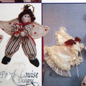 Simplicity 9375 Vintage Pattern Angel Ornaments in Variations UNCUT Craft Pattern