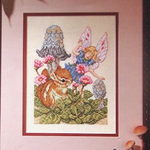 Geheime Freunde von Carol Bryan Vintage Kreuzstich Muster Broschüre 1993