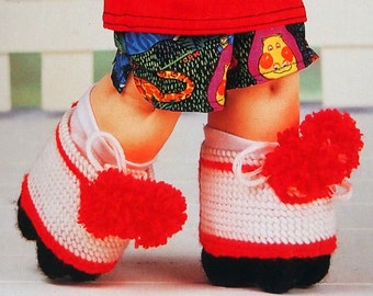Doll's Roller Skates By Mary Layfield And Annie's Attic Plastic Canvas Pattern Leaflet 1997