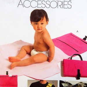 Diaper Bags And Changing Kit By McCall's Fashion Accessories M5339 Uncut Sewing Pattern 2007