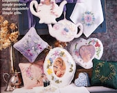 Elegant Gift Ideas By Bucilla Vintage Silk Ribbon Embroidery Booklet 1994