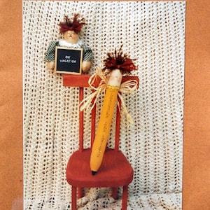 Teachers Are Angels #507 By Stitches And Sawdust Vintage Sewing And Wood Craft Pattern Packet 1995