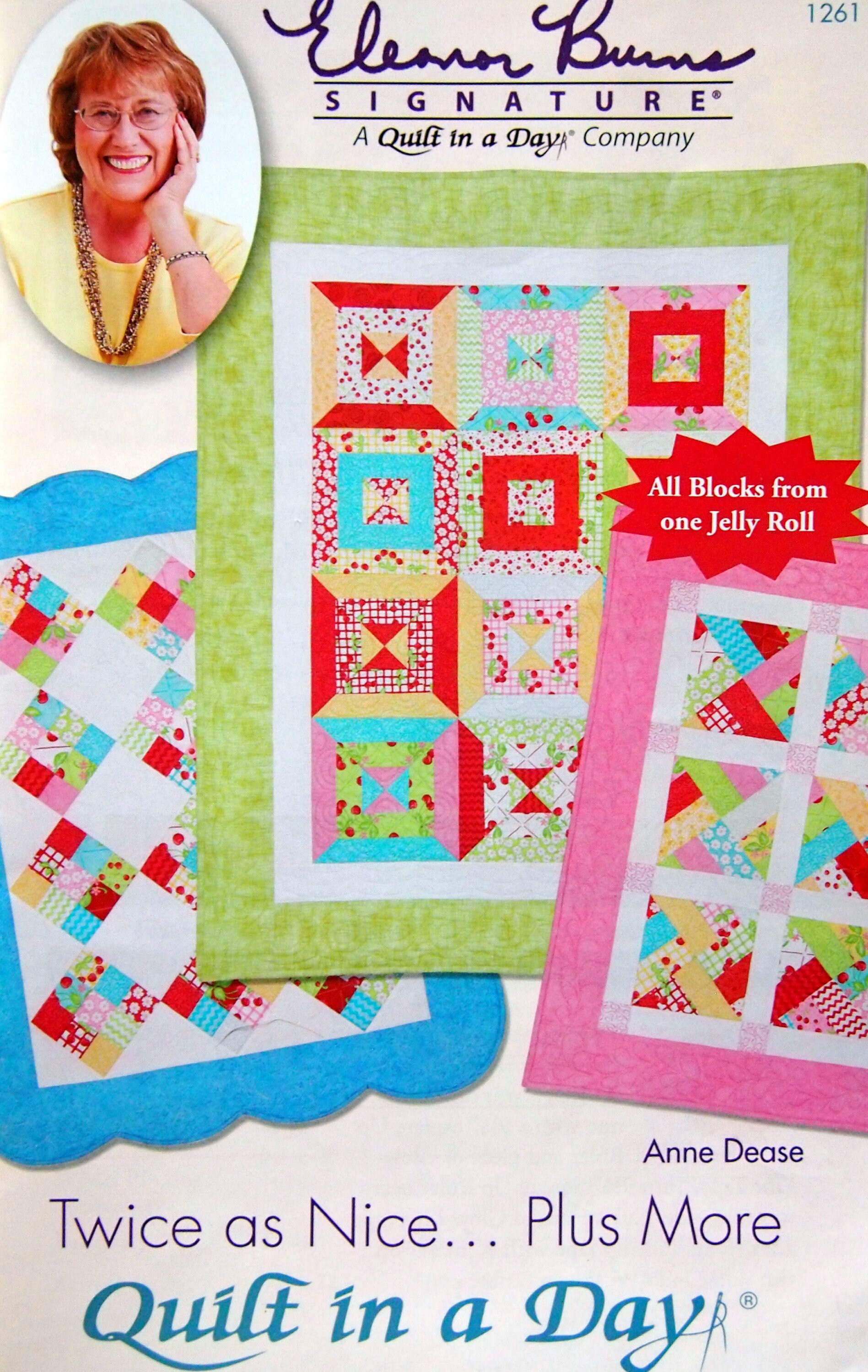 Twice as Nice Plus More by Eleanor Burns and Quilt in A Day