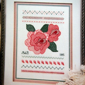 Stitches For All Seasons By Stoney Creek Vintage Spiral-Bound Cross Stitch Pattern Book 1995
